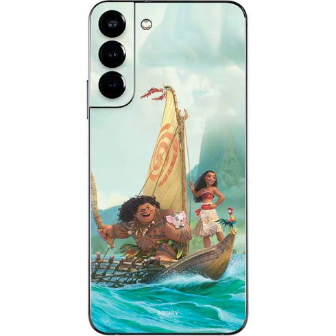 Disney Moana and Maui Set Sail Galaxy S22 Plus Skin