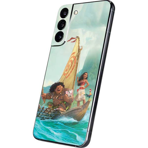 Disney Moana and Maui Set Sail Galaxy S22 Plus Skin