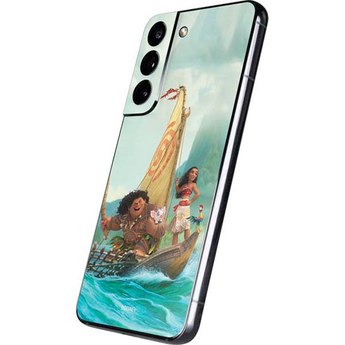 Disney Moana and Maui Set Sail Galaxy S22 Skin