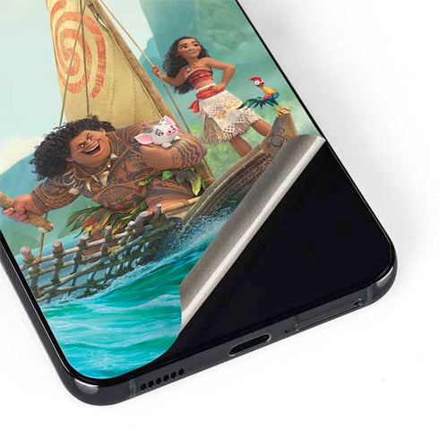 Disney Moana and Maui Set Sail Galaxy S22 Skin