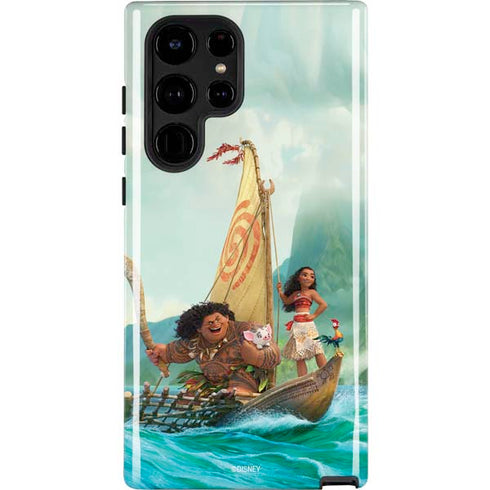 Disney Moana and Maui Set Sail Galaxy S22 Ultra Pro Case