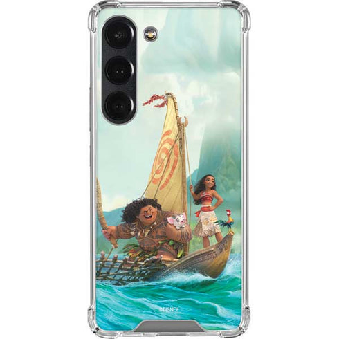Disney Moana and Maui Set Sail Galaxy S23 Clear Case