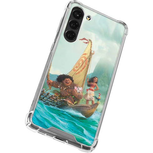 Disney Moana and Maui Set Sail Galaxy S23 Plus Clear Case
