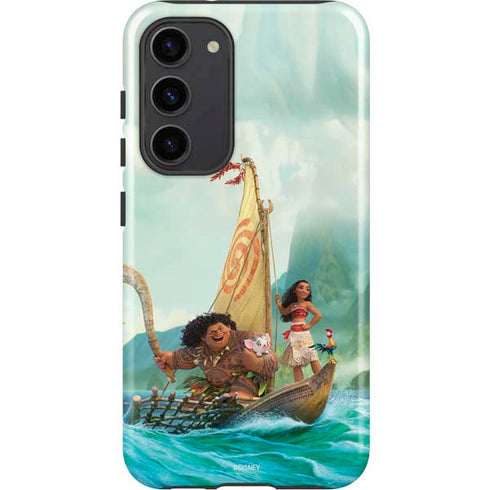 Disney Moana and Maui Set Sail Galaxy S23 Plus Pro Case
