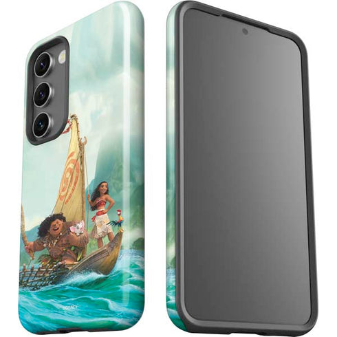 Disney Moana and Maui Set Sail Galaxy S23 Plus Pro Case