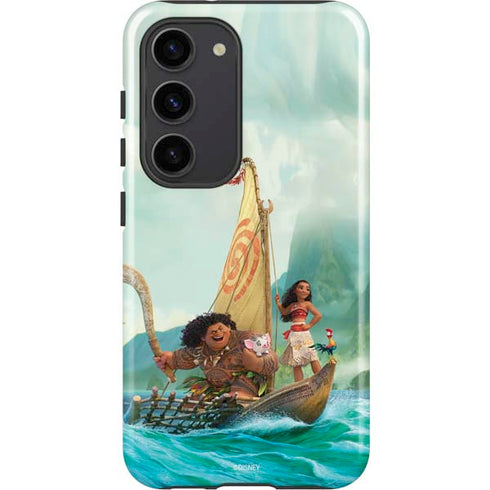 Disney Moana and Maui Set Sail Galaxy S23 Pro Case