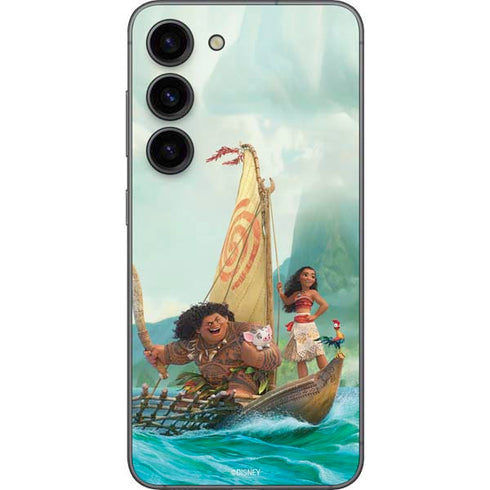 Disney Moana and Maui Set Sail Galaxy S23 Skin