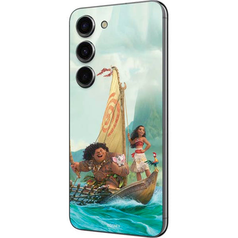 Disney Moana and Maui Set Sail Galaxy S23 Skin