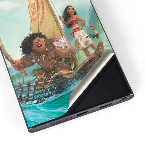 Disney Moana and Maui Set Sail Galaxy S23 Ultra Skin