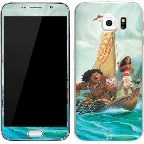 Disney Moana and Maui Set Sail Galaxy S7 Skin