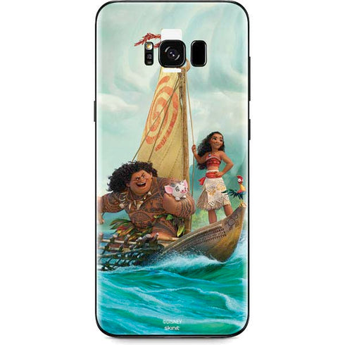 Disney Moana and Maui Set Sail Galaxy S8 Skin