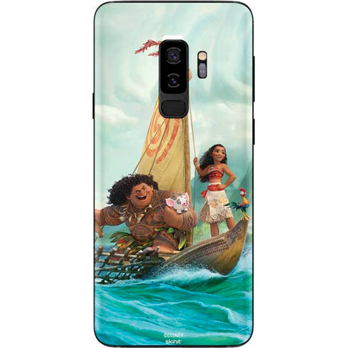 Disney Moana and Maui Set Sail Galaxy S9 Plus Skin