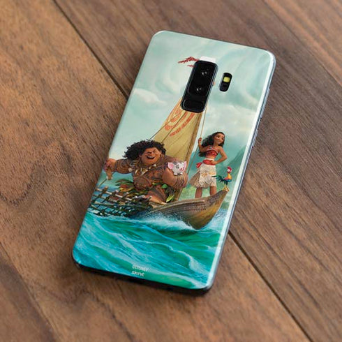 Disney Moana and Maui Set Sail Galaxy S9 Plus Skin