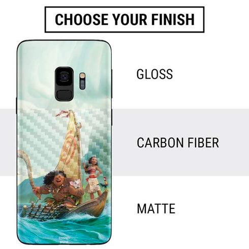 Disney Moana and Maui Set Sail Galaxy S9 Skin