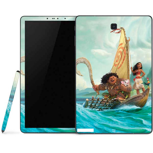 Disney Moana and Maui Set Sail Samsung Galaxy Tab Skin