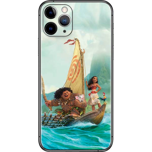 Disney Moana and Maui Set Sail iPhone 11 Pro Skin