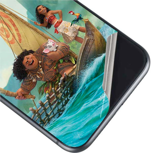 Disney Moana and Maui Set Sail iPhone 11 Skin