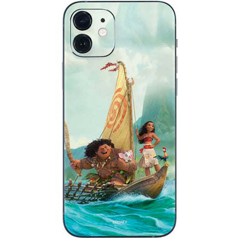 Disney Moana and Maui Set Sail iPhone 12 Mini Skin