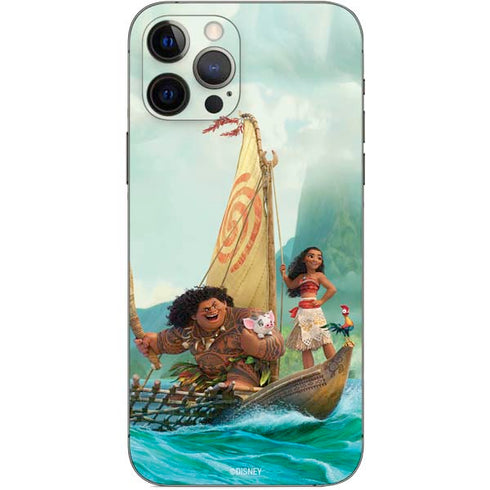 Disney Moana and Maui Set Sail iPhone 12 Pro Skin