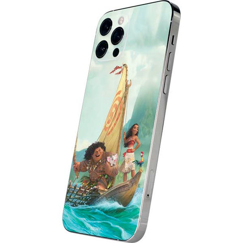 Disney Moana and Maui Set Sail iPhone 12 Pro Skin