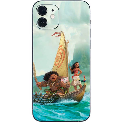 Disney Moana and Maui Set Sail iPhone 12 Skin