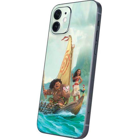 Disney Moana and Maui Set Sail iPhone 12 Skin