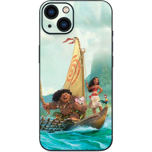 Disney Moana and Maui Set Sail iPhone 13 Skin