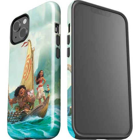 Disney Moana and Maui Set Sail iPhone 15 Impact Case