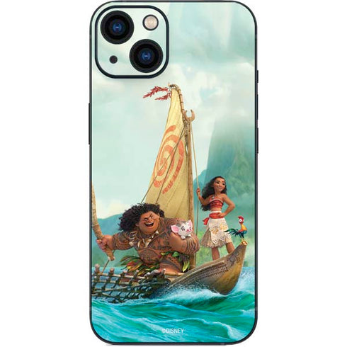 Disney Moana and Maui Set Sail iPhone 14 Plus Skin