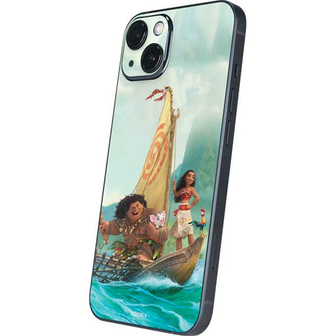 Disney Moana and Maui Set Sail iPhone 14 Plus Skin