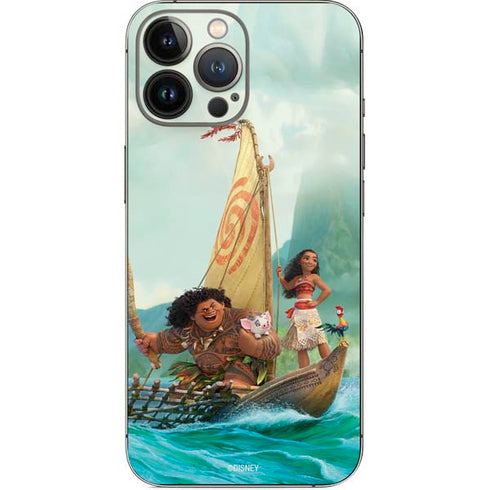 Disney Moana and Maui Set Sail iPhone 14 Pro Max Skin