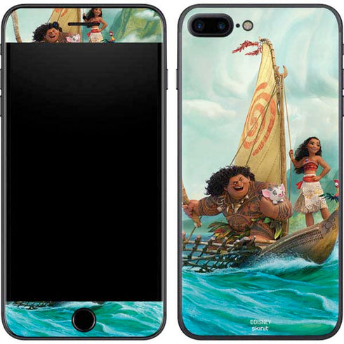 Disney Moana and Maui Set Sail iPhone 8 Plus Skin