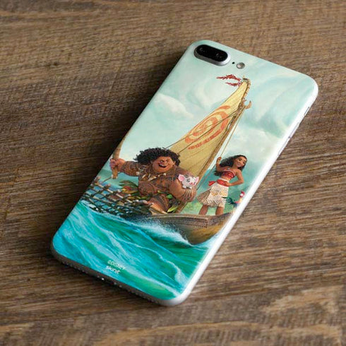 Disney Moana and Maui Set Sail iPhone 8 Plus Skin