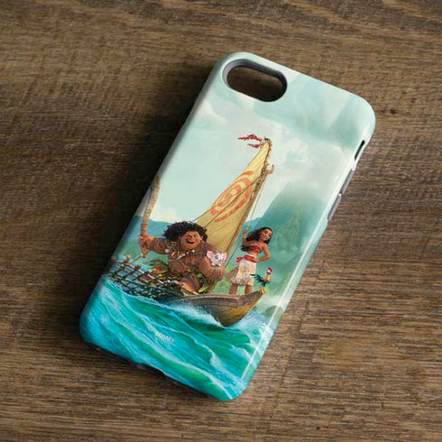 Disney Moana and Maui Set Sail iPhone 8 Pro Case