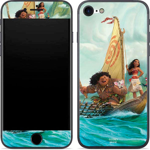 Disney Moana and Maui Set Sail iPhone 8 Skin