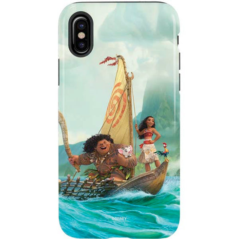 Disney Moana and Maui Set Sail iPhone X Pro Case