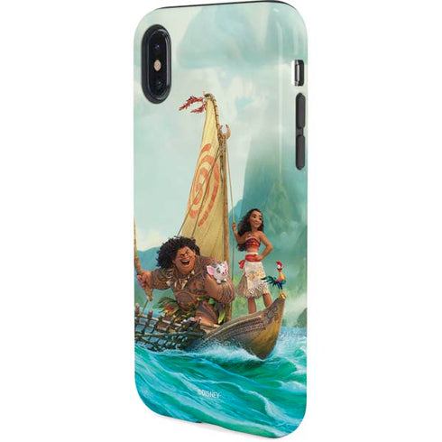 Disney Moana and Maui Set Sail iPhone X Pro Case