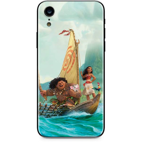Disney Moana and Maui Set Sail iPhone XR Skin
