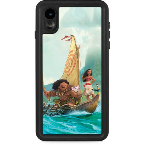 Disney Moana and Maui Set Sail iPhone XR Waterproof Case