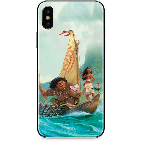 Disney Moana and Maui Set Sail iPhone XS Max Skin