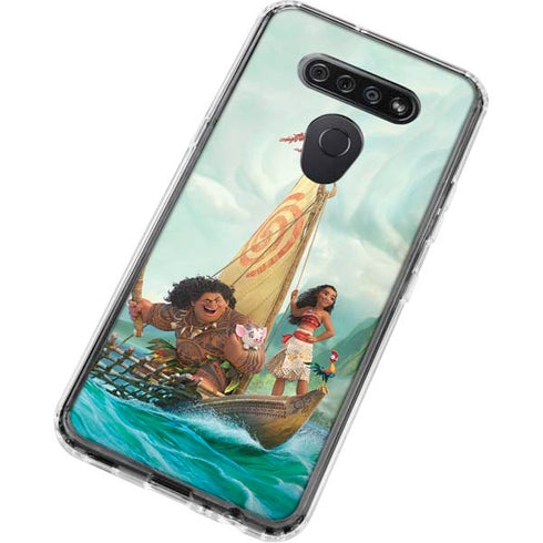 Disney Moana and Maui Set Sail LG K51/Q51 Clear Case