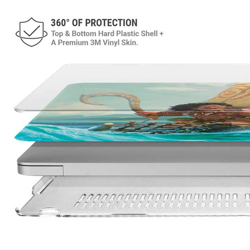 Disney Moana and Maui Set Sail MacBook Air 13in M1 (2021) Case plus Skin