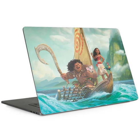 Disney Moana and Maui Set Sail Apple MacBook Pro 15-inch Skin
