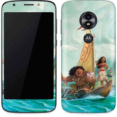 Disney Moana and Maui Set Sail Moto E5 Play Skin