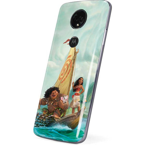 Disney Moana and Maui Set Sail Moto E5 Plus Skin