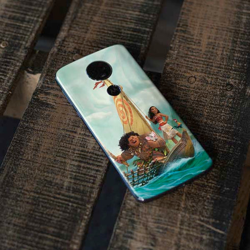 Disney Moana and Maui Set Sail Moto E5 Plus Skin