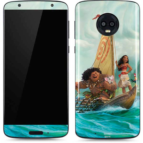 Disney Moana and Maui Set Sail Moto G6 Skin