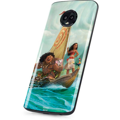 Disney Moana and Maui Set Sail Moto G6 Skin
