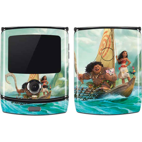Disney Moana and Maui Set Sail Motorola RAZR Skin