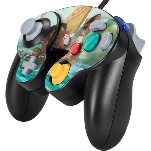 Disney Moana and Maui Set Sail Nintendo GameCube Controller Skin